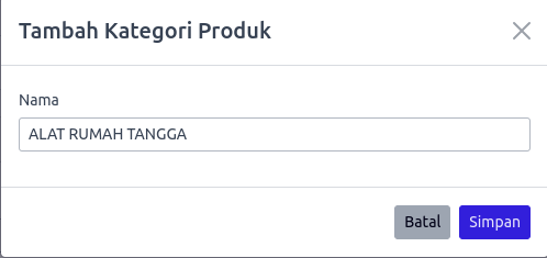 Kategori Produk