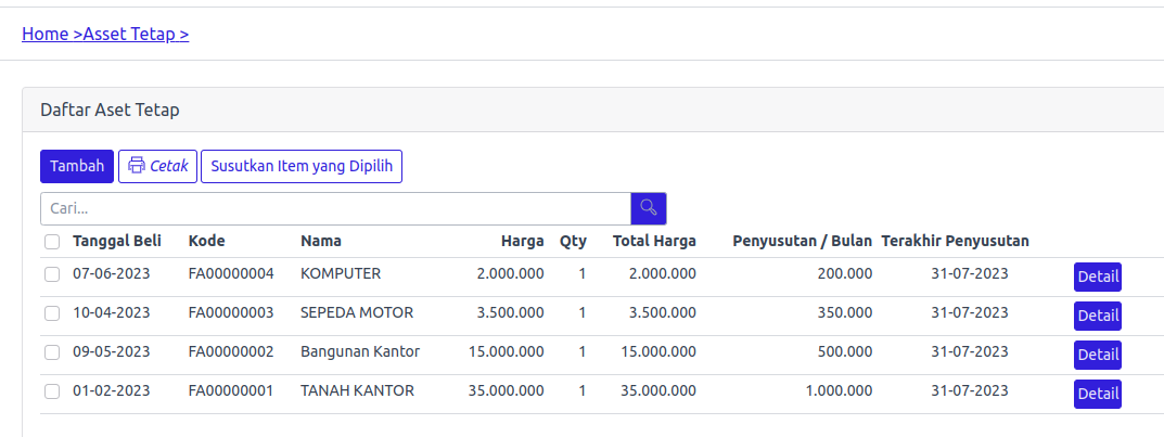 Aset Tetap