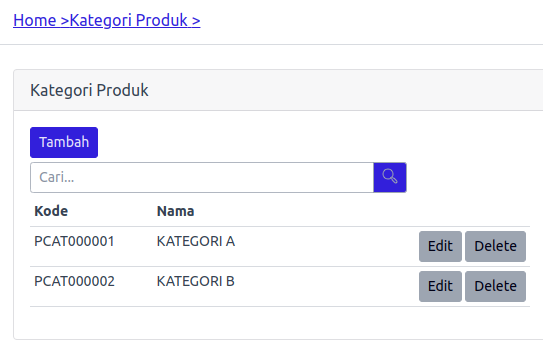 Kategori Produk