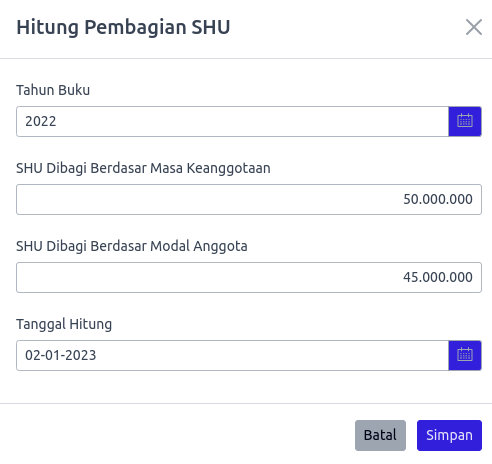 Pembagian SHU